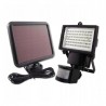 Reflector solar 15W, 60 LED-uri SMD, 2 moduri iluminare, senzor miscare, alb rece, IP65