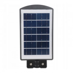 Lampa iluminat stradal LED 20W, incarcare solara, senzor miscare 120 grade, telecomanda, timer, 1000lm, IP65