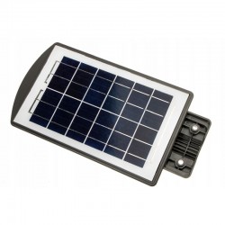 Lampa iluminat stradal LED 20W, incarcare solara, senzor miscare 120 grade, telecomanda, timer, 1000lm, IP65