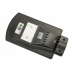 Lampa iluminat stradal LED 20W, incarcare solara, senzor miscare 120 grade, telecomanda, timer, 1000lm, IP65