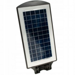 Lampa solara iluminat stradal, LED-uri SMD 40W, senzor miscare, control telecomanda, timer, 3 moduri