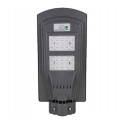 Lampa solara iluminat stradal, LED-uri SMD 40W, senzor miscare, control telecomanda, timer, 3 moduri