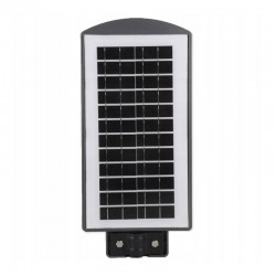 Lampa solara iluminat stradal, LED-uri SMD 40W, senzor miscare, control telecomanda, timer, 3 moduri