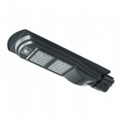 Lampa solara iluminat stradal, LED-uri SMD 40W, senzor miscare, control telecomanda, timer, 3 moduri
