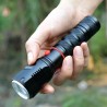 Lanterna CREE LED SMD 10W cu Zoom reglabil, 2000 lm, raza 300 m, incarcator auto, aluminiu, stroboscop