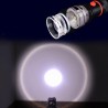 Lanterna CREE LED SMD 10W cu Zoom reglabil, 2000 lm, raza 300 m, incarcator auto, aluminiu, stroboscop