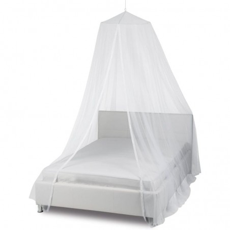 Plasa anti-insecte cu inel suspendare, inchidere magnetica, 250x125cm, alb, Easy Maxx