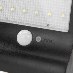 Lampa solara slim, 36 LED-uri SMD 5W, senzor de miscare IR, 3 moduri, 2000mAh, 300lm, alb rece