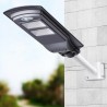 Lampa solara iluminat stradal, LED-uri SMD 40W, senzor miscare, control telecomanda, timer, 3 moduri