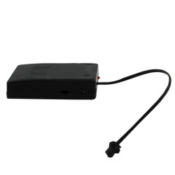 Invertor portabil fir El Wire, 0-20 metri, 3 moduri iluminare, alimentare baterii