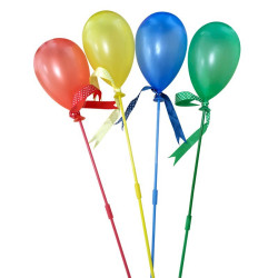 Balon solar decorativ, LED, incarcare solara, inaltime 65 cm, fixare in pamant IP44