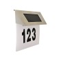 Numar casa iluminat LED SMD 5W, incarcare solara, 500 lm, alb rece, 18.5x19 cm, carcasa metal, IP44 Numar casa iluminat LED SMD 5W, incarcare solara, 500 lm, alb rece, 18.5x19 cm, carcasa metal, IP44