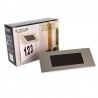 Numar casa iluminat LED SMD 5W, incarcare solara, 500 lm, alb rece, 18.5x19 cm, carcasa metal, IP44