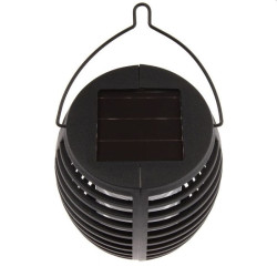 Torta solara decorativa LED, efect flacara reala, 1700K, inaltime 25 cm, IP44, 3 moduri utilizare