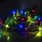 Ghirlanda solara decorativa, 20 libelule colorate, 2 moduri iluminare, exterior, lungime 4m