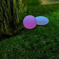 Piatra solara iluminata LED RGB, 7 culori, 4 moduri iluminare, telecomanda, protectie IP67
