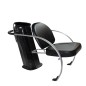Scaun pentru scafa coafor, material lavabil, manere cromate Scaun pentru scafa coafor, material lavabil, manere cromate