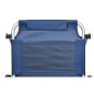 Sezlong pliabil cu umbrela, portabil pe roti, cadru aluminiu, tetiera, 115x62cm, albastru Sezlong pliabil cu umbrela, portabil pe roti, cadru aluminiu, tetiera, 115x62cm, albastru