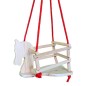 Leagan Ponei lemn integral, franghii suspendare solide, maxim 20 kg, 47x30x25 cm