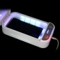 Sterilizator LED UVC 9W portabil 3 in 1, pentru obiecte mici, functie aromaterapie, incarcator USB telefon