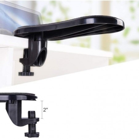 Suport de mana pentru scaun sau birou, unghi reglabil, corectare postura, 28x13.5 cm