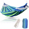 Hamac dublu, 160x180 cm, tije sustinere lemn, material bumbac, maxim 2 persoane 200 kg