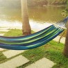 Hamac dublu, 160x180 cm, tije sustinere lemn, material bumbac, maxim 2 persoane 200 kg