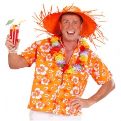 Palarie din paie cu franjuri, adulti, carnaval