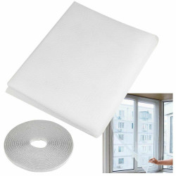 Plasa anti-insecte pentru usa, dimensiuni 60x200cm, banda montare, 2 bucati