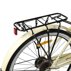 Bicicleta dama cu cos, roti 26 inch, 7 viteze, schimbator Shimano, cadru otel 17", V-Brake, Phoenix