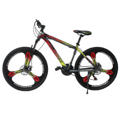 Bicicleta MTB Tornado, 21 viteze, roti 26 inch, cadru otel 17’’, suspensii pe furca, genti pline, Phoenix