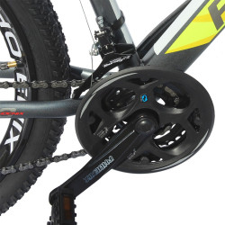 Bicicleta MTB Tornado, 21 viteze, roti 26 inch, cadru otel 17’’, suspensii pe furca, genti pline, Phoenix