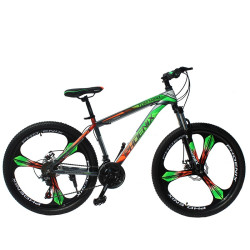 Bicicleta MTB Tornado, cadru otel 17", roti 26 inch, 21 viteze, suspensii pe furca, jante aluminiu, Phoenix