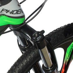 Bicicleta MTB Tornado, cadru otel 17", roti 26 inch, 21 viteze, suspensii pe furca, jante aluminiu, Phoenix