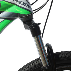 Bicicleta MTB Tornado, cadru otel 17", roti 26 inch, 21 viteze, suspensii pe furca, jante aluminiu, Phoenix
