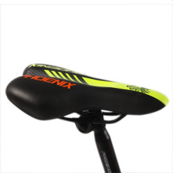Bicicleta Mountain Bike cadru otel 13", roti 20 inch, 21 viteze, schimbator Shimano, suspensii pe furca cu blocator, Phoenix