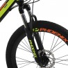 Bicicleta Mountain Bike cadru otel 13", roti 20 inch, 21 viteze, schimbator Shimano, suspensii pe furca cu blocator, Phoenix