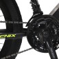 Bicicleta Mountain Bike cadru otel 13", roti 20 inch, 21 viteze, schimbator Shimano, suspensii pe furca cu blocator, Phoenix