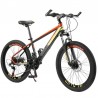 Bicicleta Mountain Bike cadru otel 13", roti 20 inch, 21 viteze, schimbator Shimano, suspensii pe furca cu blocator, Phoenix