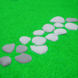 Nisip decorativ verde deschis fosforescent