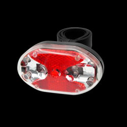 Stop 9 LED-uri pentru bicicleta, 3 moduri iluminare, alimentare baterii AAA