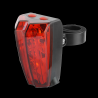 Stop 5 LED-uri pentru bicicleta, proiectie laser culoar siguranta, alimentare baterii AAA