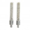 Ventil LED RGB pentru bicicleta, 13 moduri iluminare, functionare baterii AG10, set 2 bucati