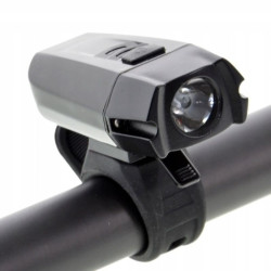 Far bicicleta LED reincarcabil USB 1050 mAh, 400 lm, IPX44, colier prindere