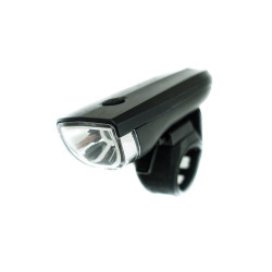 Far bicicleta LED 1W, 3 moduri iluminare, alimentare baterii AA