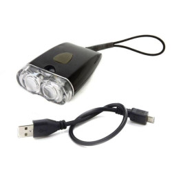 Set far si stop LED bicicleta, reincarcabile USB, 3 moduri iluminare