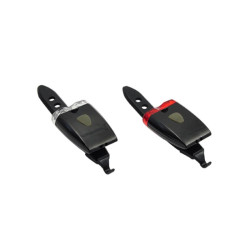 Set far si stop LED bicicleta, reincarcabile USB, 3 moduri iluminare