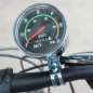 Kilometraj mecanic pentru bicicleta, vitezometru resetabil analog, cablu 86 cm