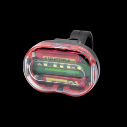 Far LED pentru bicicleta 0.5W, 3 moduri iluminare, alimentare baterii AAA