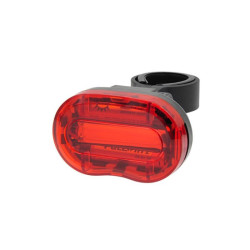 Stop LED rosu 0.5W pentru bicicleta, 3 moduri iluminare, alimentare baterii AAA
